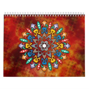 Cute mandala colouring book Calendar