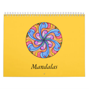 Cute mandala colouring book Calendar