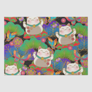 Cute maneki neko tissue paper