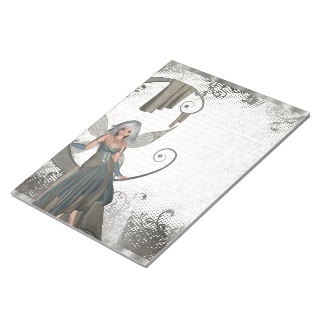 Cute manga fairy notepad (Angled)