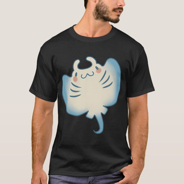 Cute Manta Ray T-Shirt (Front)