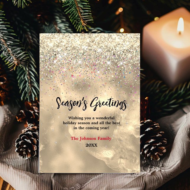 Cute marble art gold glitter Christmas new year (Creator Uploaded)