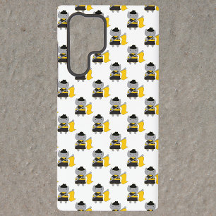 Cute Marching Band Colour Guard Cat Yellow Black Samsung Galaxy Case