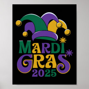 Cute Mardi Gras Mask Fun 2025  Poster
