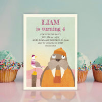 Cute Maritime Coastal Best Firends Birthday Party