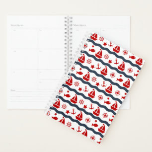 Cute Maritime Pattern Planner