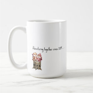 Cute Marmot Adventuring Together Since Couple Coffee Mug