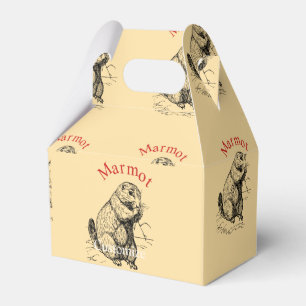 Cute Marmot Animal Thunder_Cove Favour Box