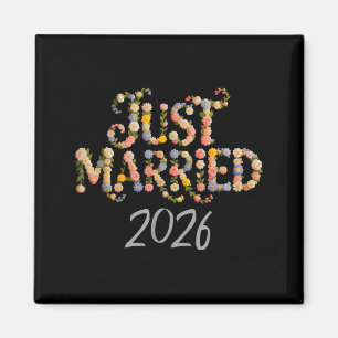 Cute Married 2026 Bride Besties Bridal in Progress Magnet