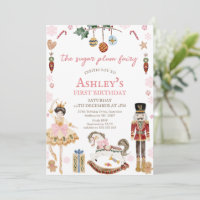 Cute Marron Sugar Plum Fairy Nutcracker Birthday