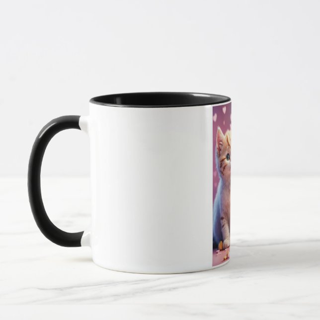"Cute Marshmallow Kittens" Mug (Left)