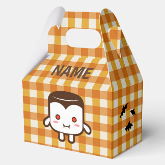 Cute marshmallow vampire favour box