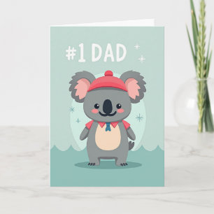 Cute Marsupial Fathers Day Card