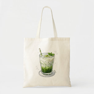 Cute Matcha Latte Tote Bag