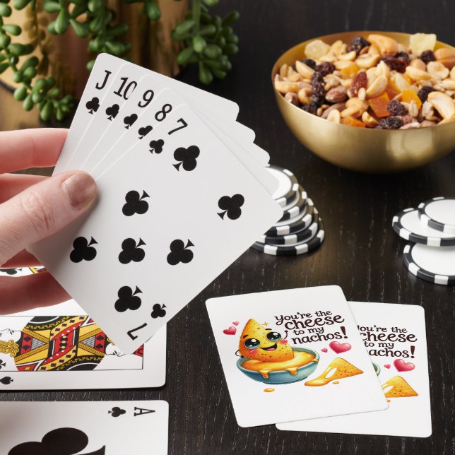 Cute Matches Playing Cards (In Situ)