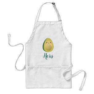 Cute Matching Couple Avocados Funny Lets Avocuddle Standard Apron
