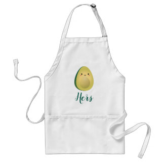 Cute Matching Couple Avocados Funny Lets Avocuddle Standard Apron