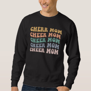 Cute Matching Family Cheerleader Mother Cheer Mom Sweatshirt