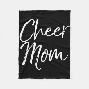 Cute Matching Family Cheerleader Mother Gift Cheer Fleece Blanket
