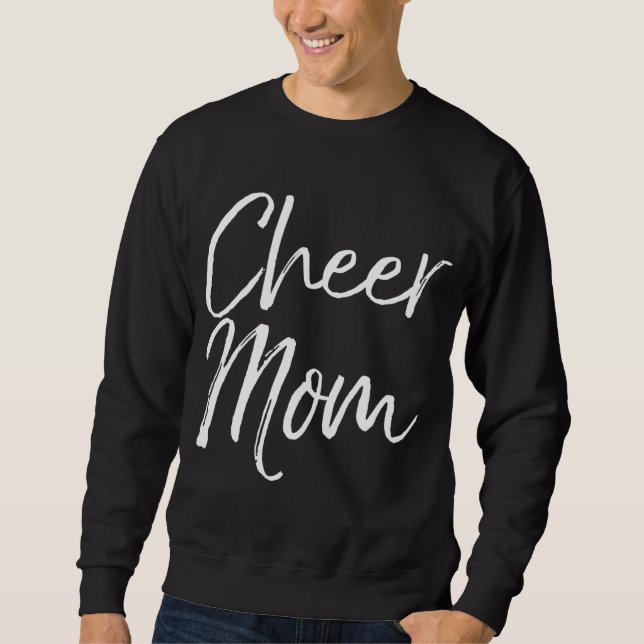 Cute Matching Family Cheerleader Mother Gift Cheer Sweatshirt (Front)