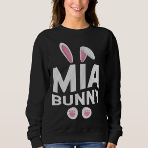 Cute Matching Family Easter Day Mia Bunny Sweatshirt