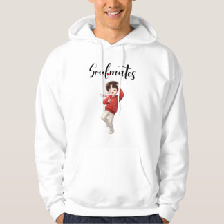 Cute Matching Soulmates Couples Hoodie