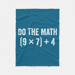 Cute Math 67 Meme Fleece Blanket