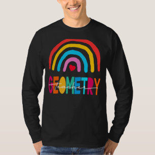 Cute Math Coach Teacher Mathematical Geometry Teac T-Shirt