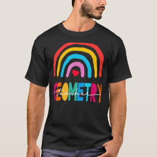 Cute Math Coach Teacher Mathematical Geometry Teac T-Shirt