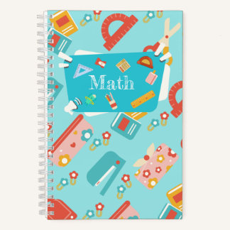 Cute Math Notebook for Kids