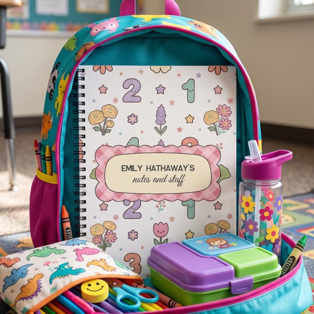 Cute Mathematics Numbers School Notebook Pattern  (Creator Uploaded)
