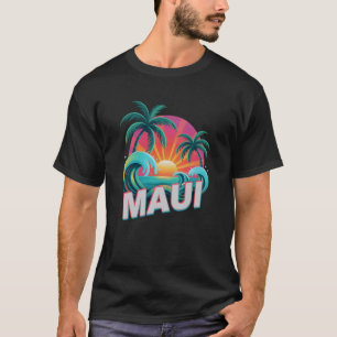 Cute Maui Vacation Swimming Trip Matching Sisters T-Shirt