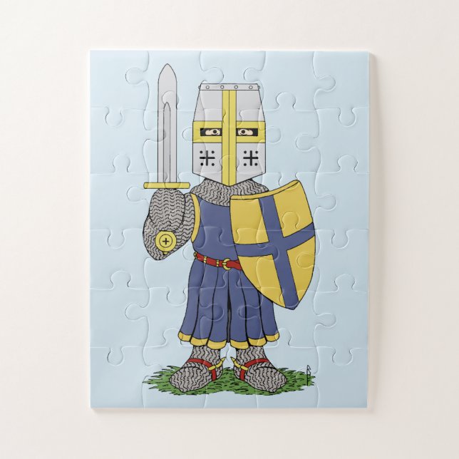 Cute Mediaeval Knight Jigsaw Puzzle (Vertical)