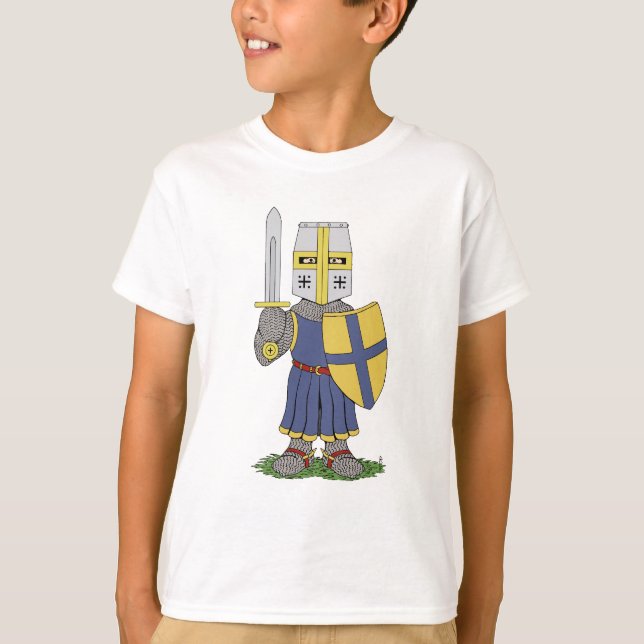Cute Mediaeval Knight T-Shirt (Front)