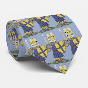 Cute Mediaeval Knight Tie
