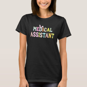 Cute Medical Assistant Stethoscope Scrub Bunny Egg T-Shirt