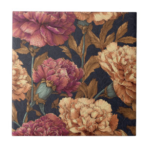 Cute Mediterranean CarnationTiles For Kitchen Wall Ceramic Tile