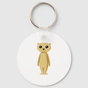 Cute Meerkat. Key Ring