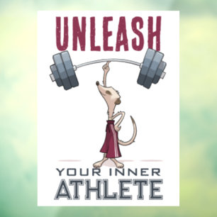 Cute Meerkat Unleash Your Inner Athlete Cartoon