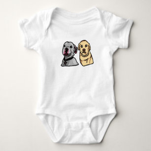 Cute Meme Dogs Baby Bodysuit