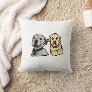 Cute Meme Dogs Cushion