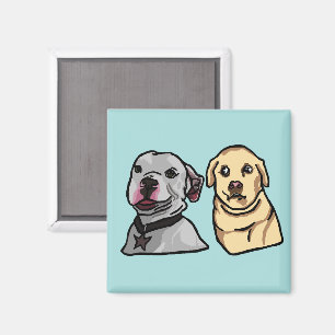 Cute Meme Dogs Magnet