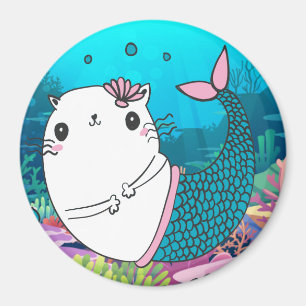 Cute Meowmaid Magnet