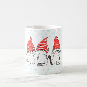 cute Meowy Christmas Cat Mug