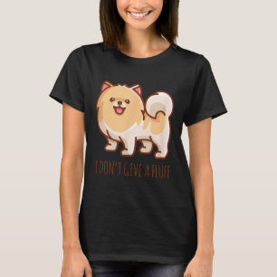 Cute Meranian M I Don't Give A Fluff Funny T-Shirt