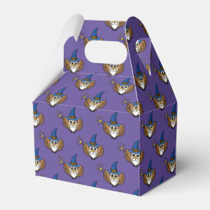 Cute Merlin the Wizard Owl Cartoon Favour Box