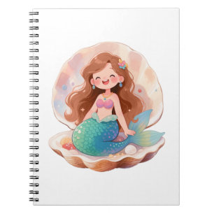 Cute Mermaid Aesthetic Sticker Pastel Ocean Girl Notebook