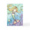 Cute Mermaid and Bubbles Card by Molly Harrison