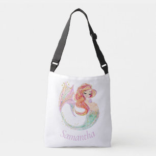 CUTE MERMAID BABY SHOWER CROSSBODY BAG