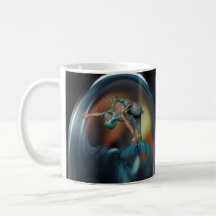 Cute Mermaid Joyfully Swimming Coffee Mug